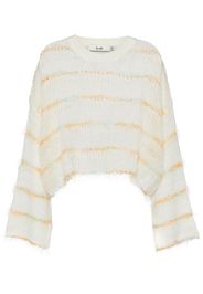b+ab round-neck long-sleeved knitted top - Toni neutri