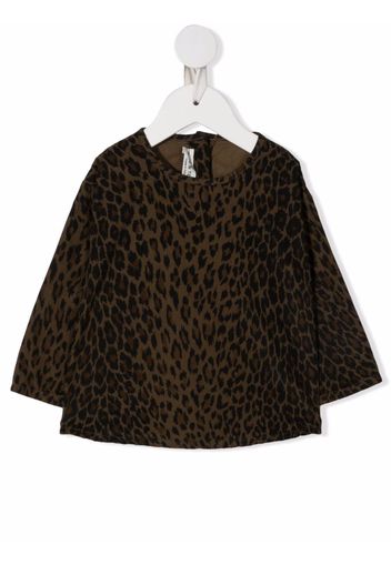 Babe And Tess Blusa con stampa - Marrone