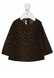 Babe And Tess Blusa con stampa - Marrone