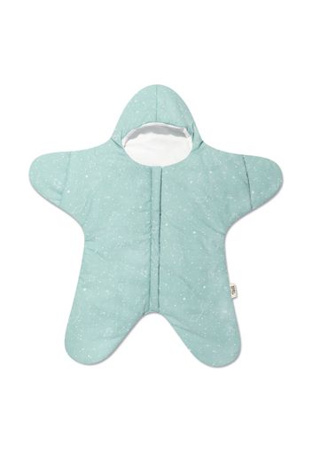 Baby Bites Star cotton sleeping bag - Blu