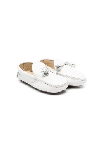 BabyWalker tassel-detail leather loafers - Bianco