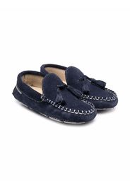 BabyWalker suede tassel-detail loafers - Blu