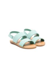 BabyWalker open-toe touch-strap sandals - Verde