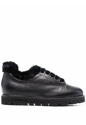 Baldinini fur-lined sneakers - Nero