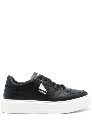 Baldinini side logo-print low-top sneakers - Nero