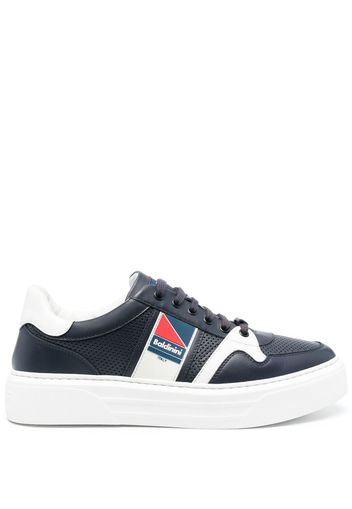 Baldinini side logo-print low-top sneakers - Blu