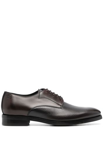 Baldinini round-toe panelled Derby shoes - Marrone