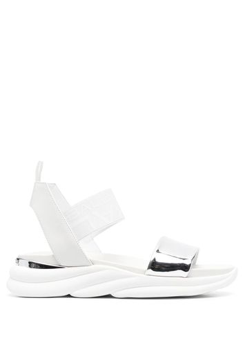 Baldinini silver strap sandals - Bianco