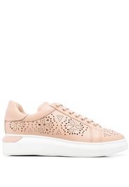Baldinini all-over cut-out detail sneakers - Rosa