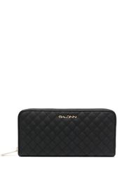 Baldinini quilted leather wallet - Nero