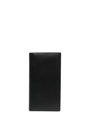 Baldinini logo-engraved leather wallet - Nero