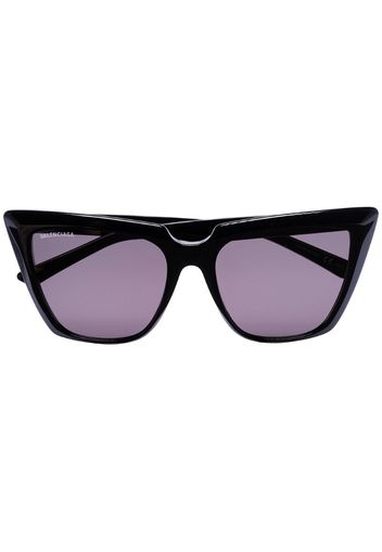 black square cat eye sunglasses