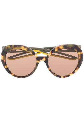 oversized tortoise-shell sunglasses