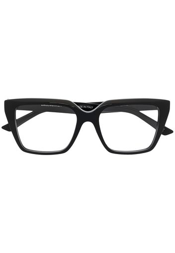 Balenciaga Eyewear Occhiali squadrati con logo - Nero