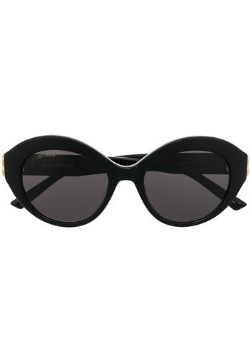 Balenciaga Eyewear Dynasty oval-frame sunglasses - Nero