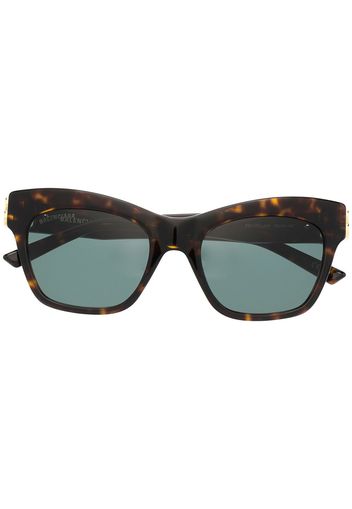 Balenciaga Eyewear BB cat-eye frame sunglasses - Marrone