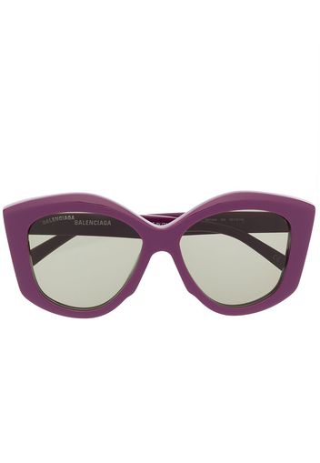 Balenciaga Eyewear Occhiali da sole a farfalla Power - Viola