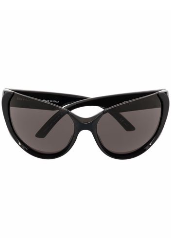 Balenciaga Eyewear Xpander Butterfly oversized sunglasses - Nero