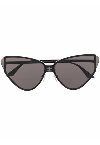 Balenciaga Eyewear Shield 2.0 cat-eye sunglasses - Nero