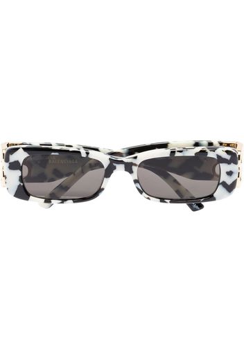 Balenciaga Eyewear Dynasty rectangular-frame sunglasses - Toni neutri