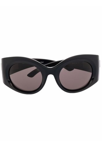 Balenciaga Eyewear Occhiali da sole tondi - Nero