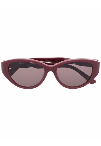 Balenciaga Eyewear Occhiali da sole cat-eye - Rosso