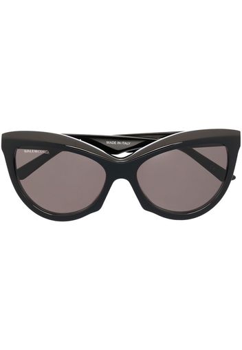 Balenciaga Eyewear Occhiali da sole cat-eye BB - Nero