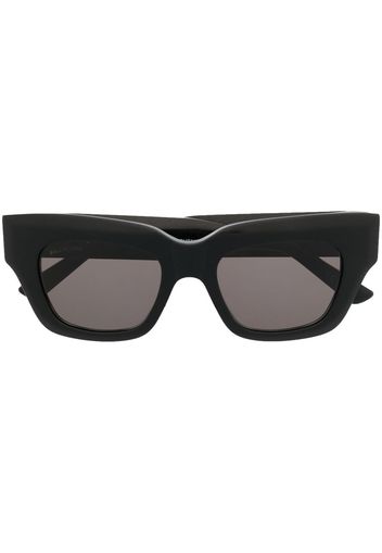 Balenciaga Eyewear logo-plaque D-frame sunglasses - Nero