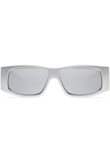 Balenciaga Eyewear logo-print sunglasses - Argento