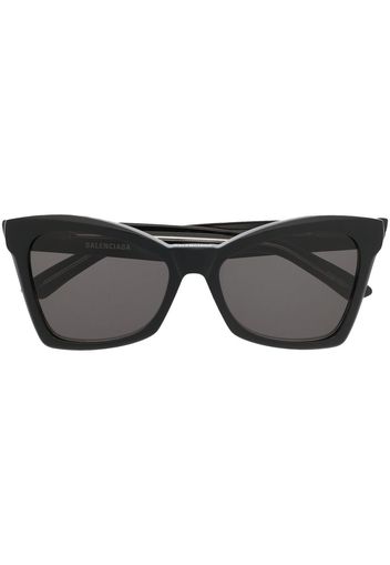 Balenciaga Eyewear Occhiali da sole a farfalla - Nero