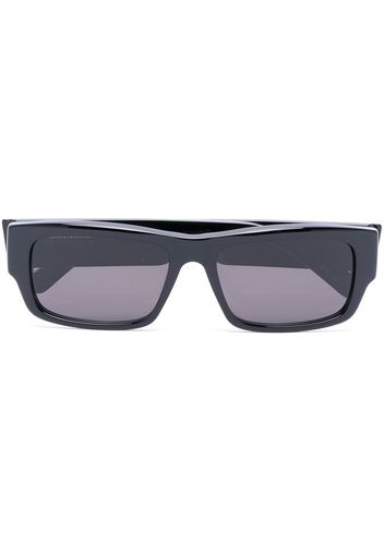 Balenciaga Eyewear logo-arm slim sunglasses - Nero