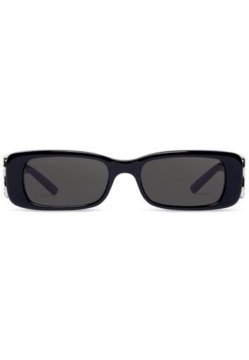 Balenciaga Eyewear Occhiali da sole Dynasty BB rettangolari - Nero