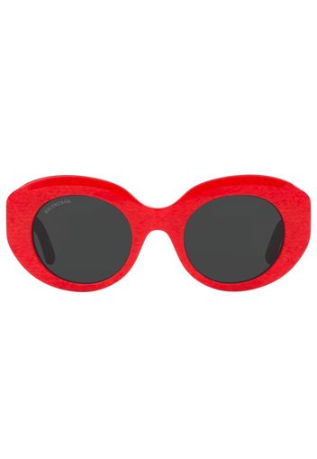 Balenciaga Eyewear Occhiali da sole BB0235S tondi - Rosso