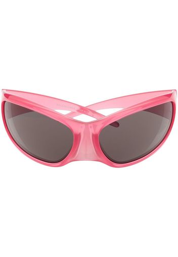 Balenciaga Eyewear Occhiali da sole Skin XXL cat-eye - Rosa