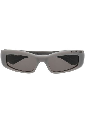 Balenciaga Eyewear logo-print detail sunglasses - Grigio