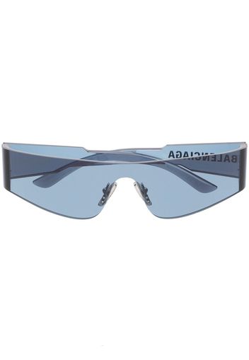 Balenciaga Eyewear Mono Rectangle sunglasses - Blu