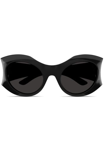 Balenciaga Eyewear Occhiali da sole oversize - Nero