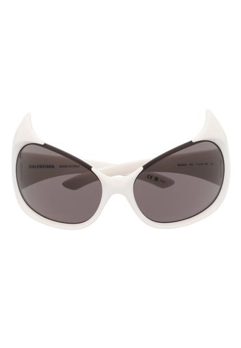 Balenciaga Eyewear Gotham cat-eye frame sunglasses - Bianco