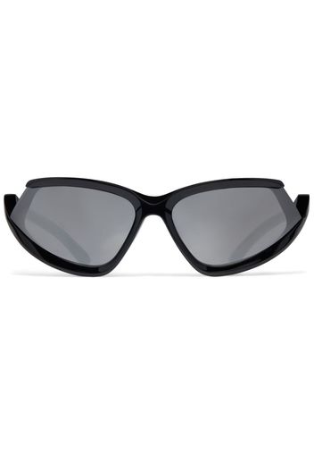 Balenciaga Eyewear Occhiali da sole Side Xpander Cat - Nero
