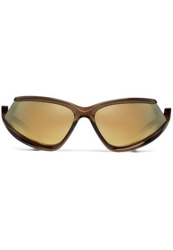 Balenciaga Eyewear Occhiali da sole Side Xpander Cat - Toni neutri