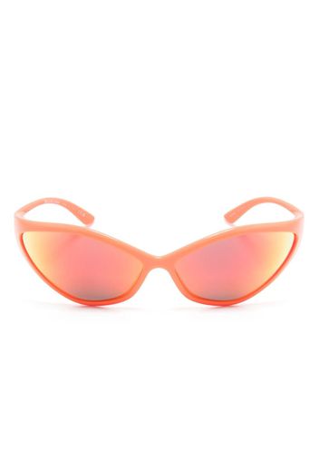 Balenciaga Eyewear 90s oval sunglasses - Arancione