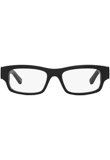 Balenciaga Eyewear logo-print rectangle-frame glasses - Nero