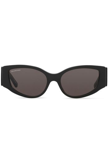 Balenciaga Eyewear logo-print cat-eye sunglasses - Nero