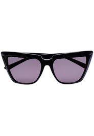 black square cat eye sunglasses