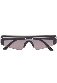 Balenciaga Eyewear BAL RECT SKI SUNGLASSES BLACK - Nero