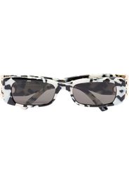 Balenciaga Eyewear Dynasty rectangular-frame sunglasses - Toni neutri