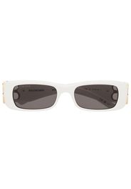 Balenciaga Eyewear Dynasty rectangle-frame sunglasses - Bianco