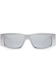 Balenciaga Eyewear logo-print sunglasses - Argento