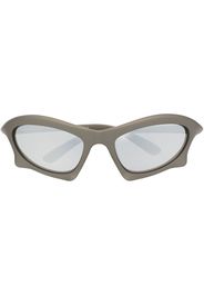 Balenciaga Eyewear Occhiali da sole con stampa - Grigio