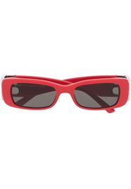 Balenciaga Eyewear Dynasty rectangle-frame sunglasses - Rosso